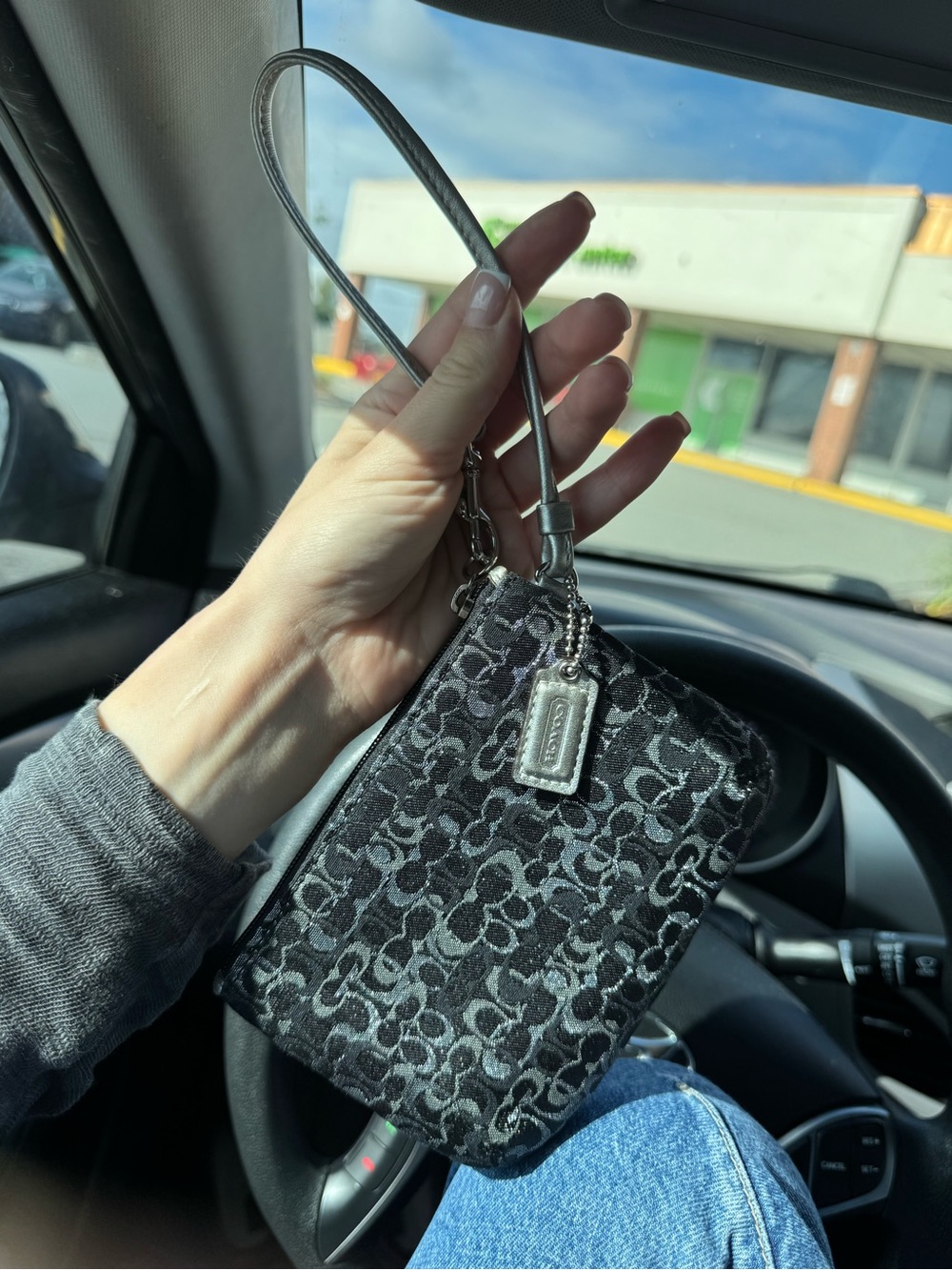 Y2K coach wristlet